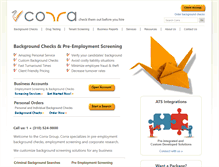 Tablet Screenshot of corragroup.com