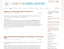 Tablet Screenshot of dailyplanet.corragroup.com